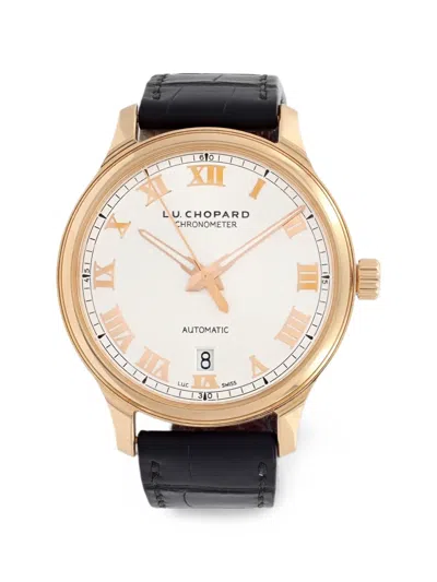 Pre-owned Chopard L.u.c 42mm Watch In White