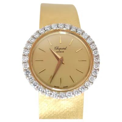 Pre-owned Chopard L.u.c Ref. 810 Diamond Bezel With Integrated 18k Gold Bracelet, 1980's In Multi