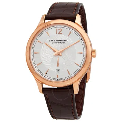 Chopard L.u.c Xps Automatic Chronometer Silver Dial Men's Watch 161946-5001 In Brown/pink/silver Tone/rose Gold Tone/gold Tone