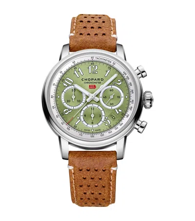 Chopard Lucent Steel Mille Miglia Chronograph Watch In Metallic