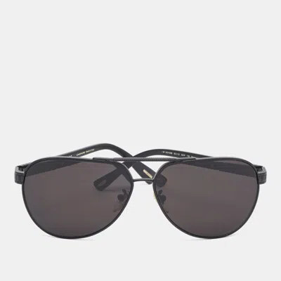Pre-owned Chopard Matte Black Polarized Sch B28 Aviator Sunglasses