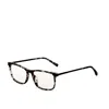 Chopard Tortoise-shell Rectangle-frame Glasses In Black