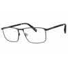 Chopard Men's Black Rectangular Eyeglass Frames Vchl76