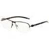 Chopard Demo Rectangular Men's Eyeglasses Vchd83 0568 57 In Multi