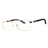 Chopard Men's Rose Gold Tone Rectangular Eyeglass Frames Vchg88