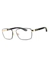 Chopard Metal Rectangular Men's Eyeglasses In Black