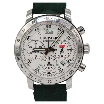 Pre-owned Chopard Mille Miglia 8932 Chronograph – 40mm Automatic – White Diall