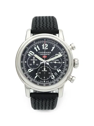 Pre-owned Chopard Mille Miglia Chronograph 42mm Watch In Black