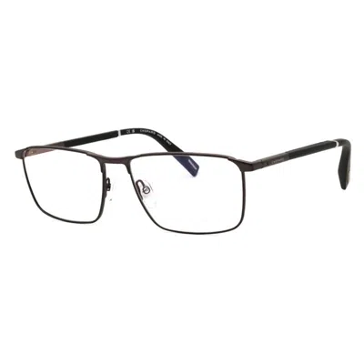 Chopard Mini Clear Demo Lenses Matte Gold Black Mens Eyeglasses In White