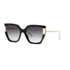 Chopard Nero Super Black Titanium Sunglasses In Black