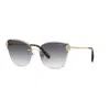 Chopard Oro Rose' Lucido Totale Metal Sunglasses In Gold