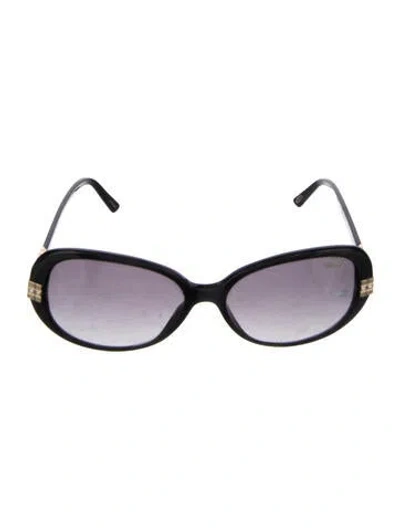 Pre-owned Chopard Oversize Gradient Sunglasses In Black