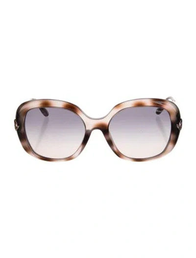 Pre-owned Chopard Oversize Gradient Sunglasses In Brown