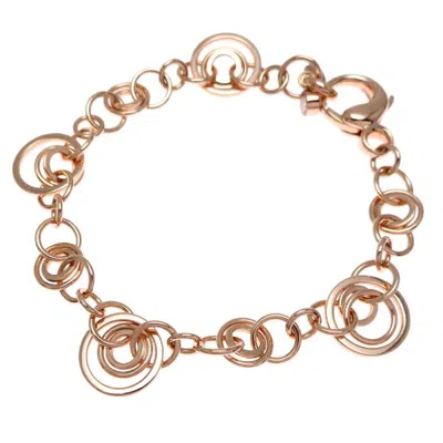 Pre-owned Chopard Pink (18k) Charm Bracelet () In Multi
