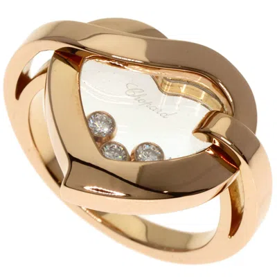 Pre-owned Chopard Pink Gold (18k) Band Ring () In Multi