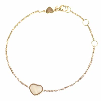 Pre-owned Chopard Pink Gold (18k) Charm Bracelet () In Multi