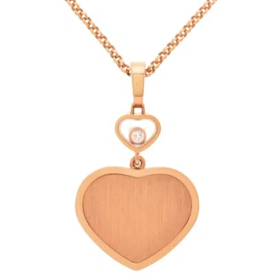 Pre-owned Chopard Pink Gold (18k) Necklace ()