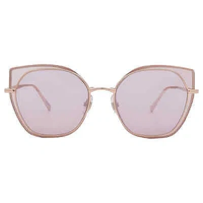 Pre-owned Chopard Pink Mirror Cat Eye Ladies Sunglasses Schf74m 8fcx 59 Schf74m 8fcx 59