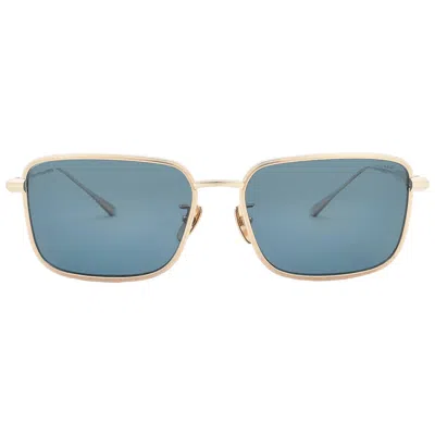 Chopard Polarized Blue Rectangular Unisex Sunglasses Schf84m 8fzp 59 In Multi