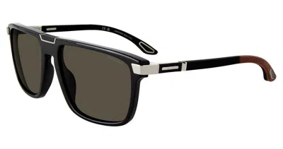 Chopard Polarized Brown Square Unisex Sunglasses Sch359v 700p 60 In ["brown","black"]