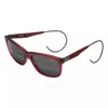 Chopard Polarized Grey Square Men's Sunglasses Sch156m L00p 57