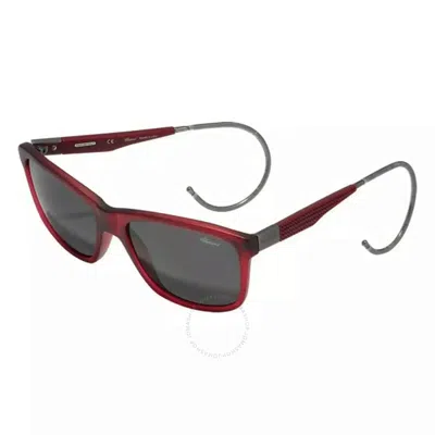 Chopard Polarized Grey Square Men's Sunglasses Sch156m L00p 57