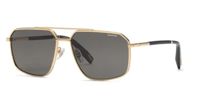 Chopard Polarized Navigator Men's Sunglasses Schl77 300p 61 In ["pink","gold Tone","rose Gold Tone"]