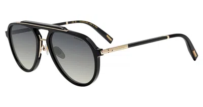 Chopard Polarized Smoke Gradient Pilot Men's Sunglasses Sch399 700p 58 In ["black"]