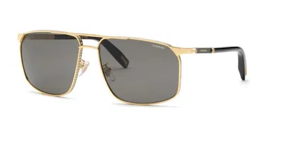 Chopard Polarized Smoke Navigator Men's Sunglasses Schl52 301p 64 In ["gold Tone"]