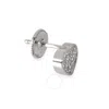 Chopard 18k White Gold  My Happy Hearts Diamond Single Stud Earring In White