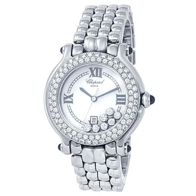 Chopard Happy Sport Quartz Diamond White Dial Ladies Watch 278291-2005