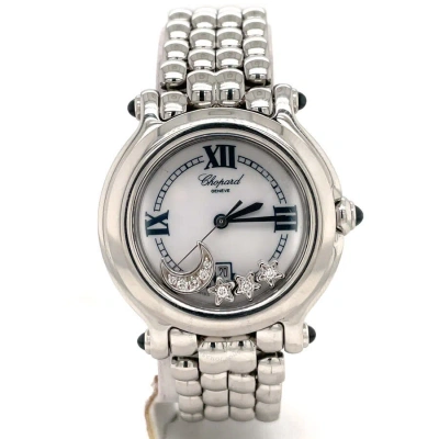 Chopard Happy Sport Quartz Silver Dial Ladies Watch 27/8236-23 In Metallic