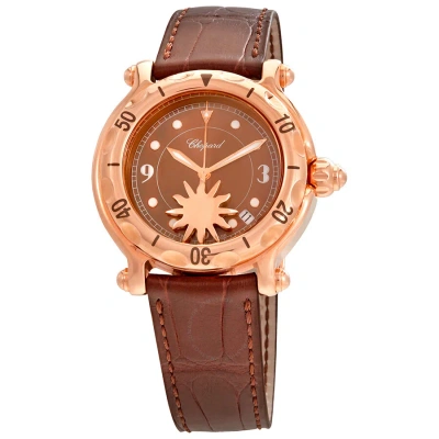 Chopard Happy Sport Sun Brown Brown Dial Ladies Watch 283578-5001