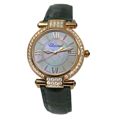 Chopard Imperiale Mother Of Pearl Dial Ladies Watch 384238-5003 In Gold / Gold Tone / Green / Rose / Rose Gold / Rose Gold Tone / White