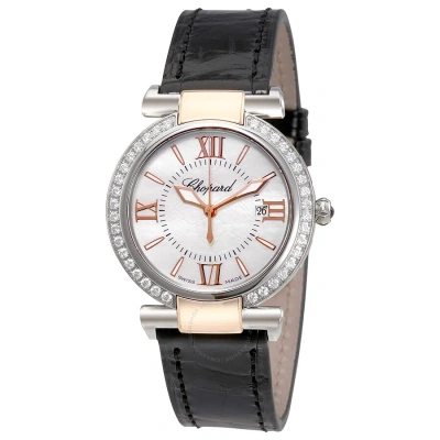 Chopard Imperiale Mother Of Pearl Dial Ladies Watch 388541-6003 In Black / Gold / Gold Tone / Mother Of Pearl / Rose / Rose Gold / Rose Gold Tone