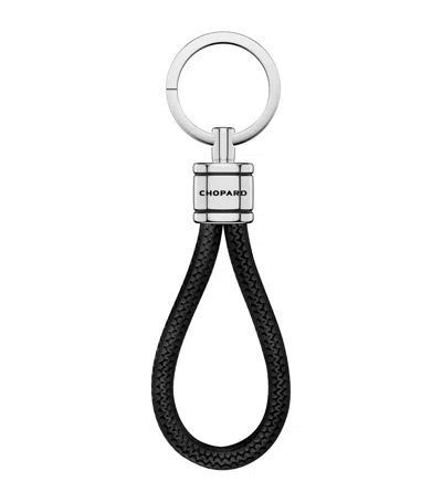 Chopard Racing Keyring In Silver