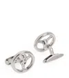 Chopard Racing Steering Wheel Cufflinks In Silver