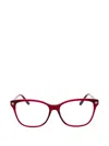 Chopard Rectangle-frame Glasses In Burgundy