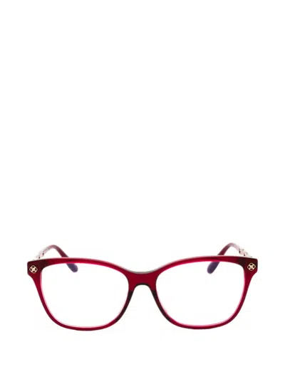 Chopard Rectangle-frame Glasses In Red
