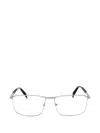 Chopard Rectangle-frame Glasses In Silver