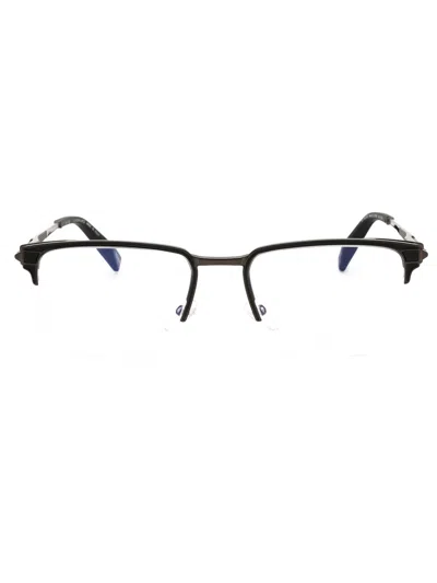Chopard Rectangular Metal Eyeglasses - Modern Unisex Design In Black