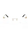 Chopard Women's Rectangular Metal Eyeglasses - Vchf54