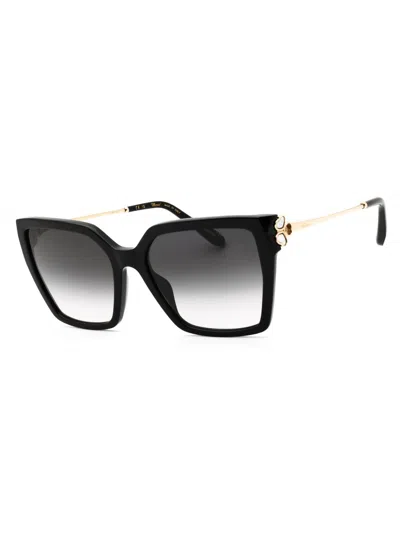 Chopard Rectangular Women's Sunglasses - Elegant Acetate Design In Black