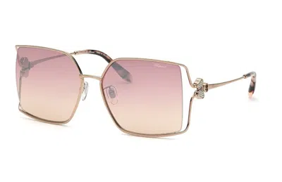 Chopard Red Gradient Square Ladies Sunglasses Schg68s A32x 62 In ["blue","red"]