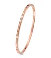 Chopard Rose Gold And Diamand Ice Cube Bangle In Rose Gold