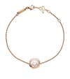 Chopard Rose Gold And Diamond Happy Diamonds Icons Bracelet In Rose Gold