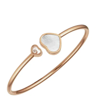Chopard Happy Hearts 18ct Rose-gold And Diamond Bracelet In Rose Gold