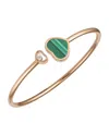 Chopard Rose Gold And Diamond Happy Hearts Bangle In Rose Gold