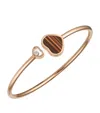 Chopard Rose Gold And Diamond Happy Hearts Bangle In Rose Gold
