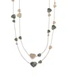Chopard Rose Gold And Diamond Happy Hearts Sautoir Necklace In Rose Gold